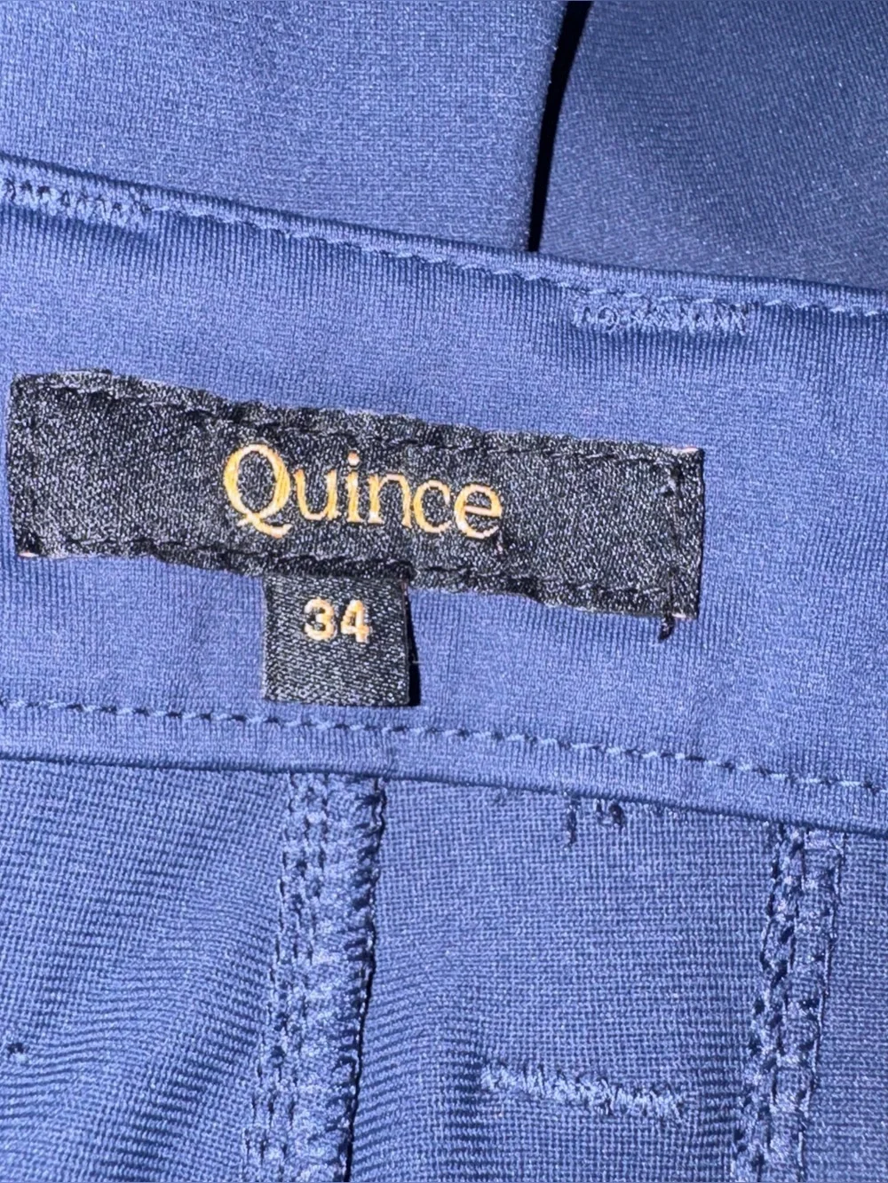 Quince ProTech Golf Shorts Wavecrest Blue Size 34 7” Inseam
